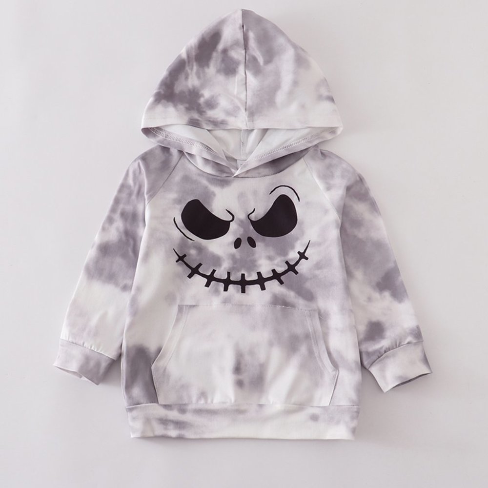 Nightmare Before Christmas Jack Tie Dye Hooded Hoodie Shirt